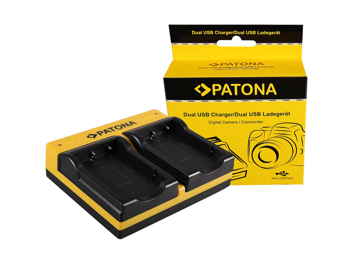 Patona Chargeur Dual USB NP-95