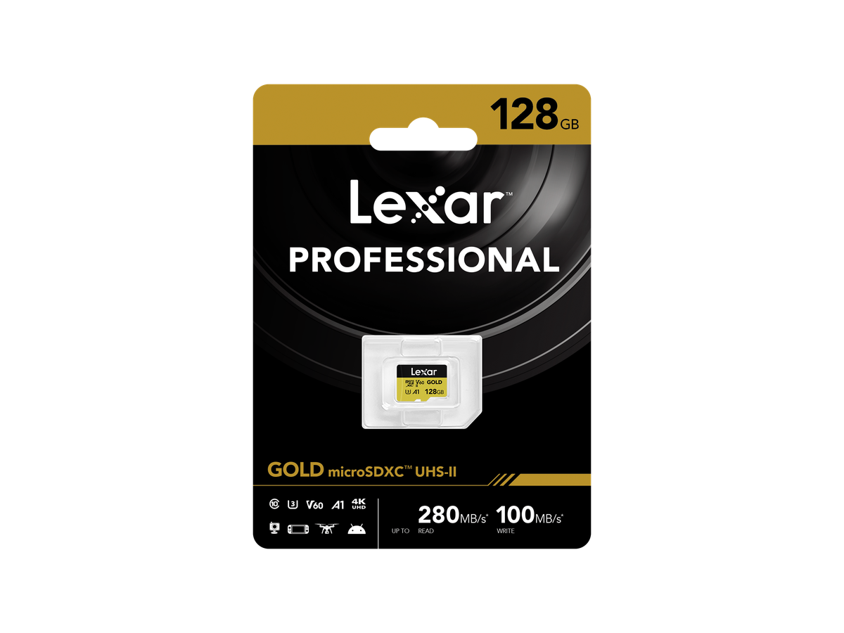 Lexar micro SDXC 280MB/s 128GB Gold