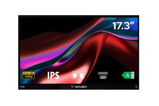 Verbatim Port. Touchscreen Monitor 17.3"