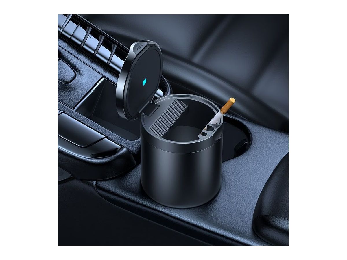 Baseus Car Aluminium Ash Tray Black