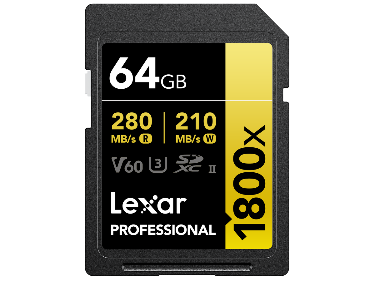 Lexar 1800x UHS-II SDXC 2x64GB Gold