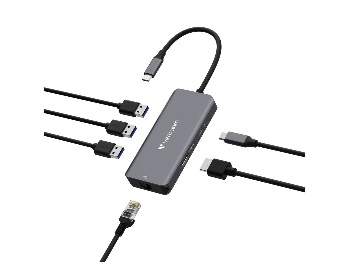 Verbatim 6 in 1 USB-C Multiport Hub