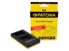 Patona Ladegerät Dual USB Sony NP-FW50