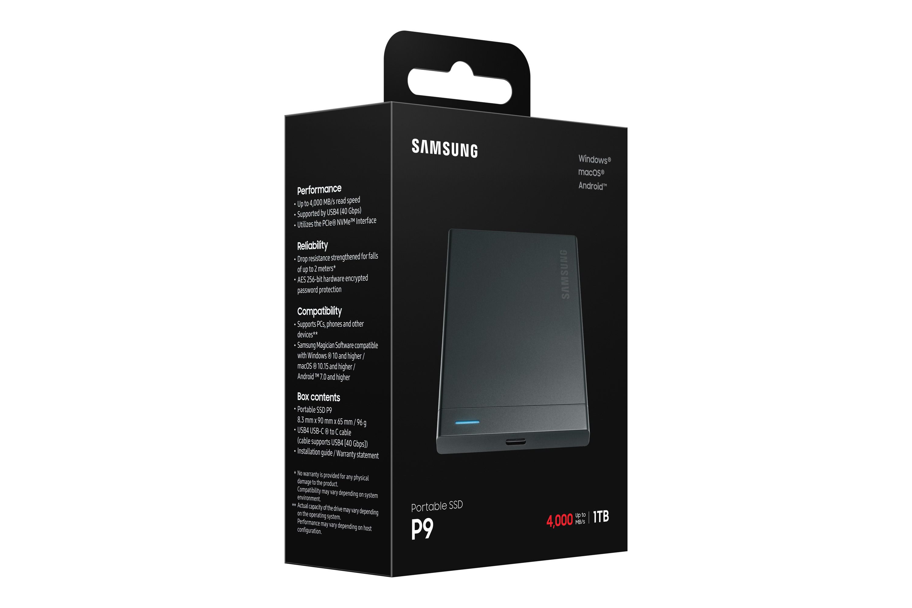 Samsung Portable SSD P9 1TB USB 4.0