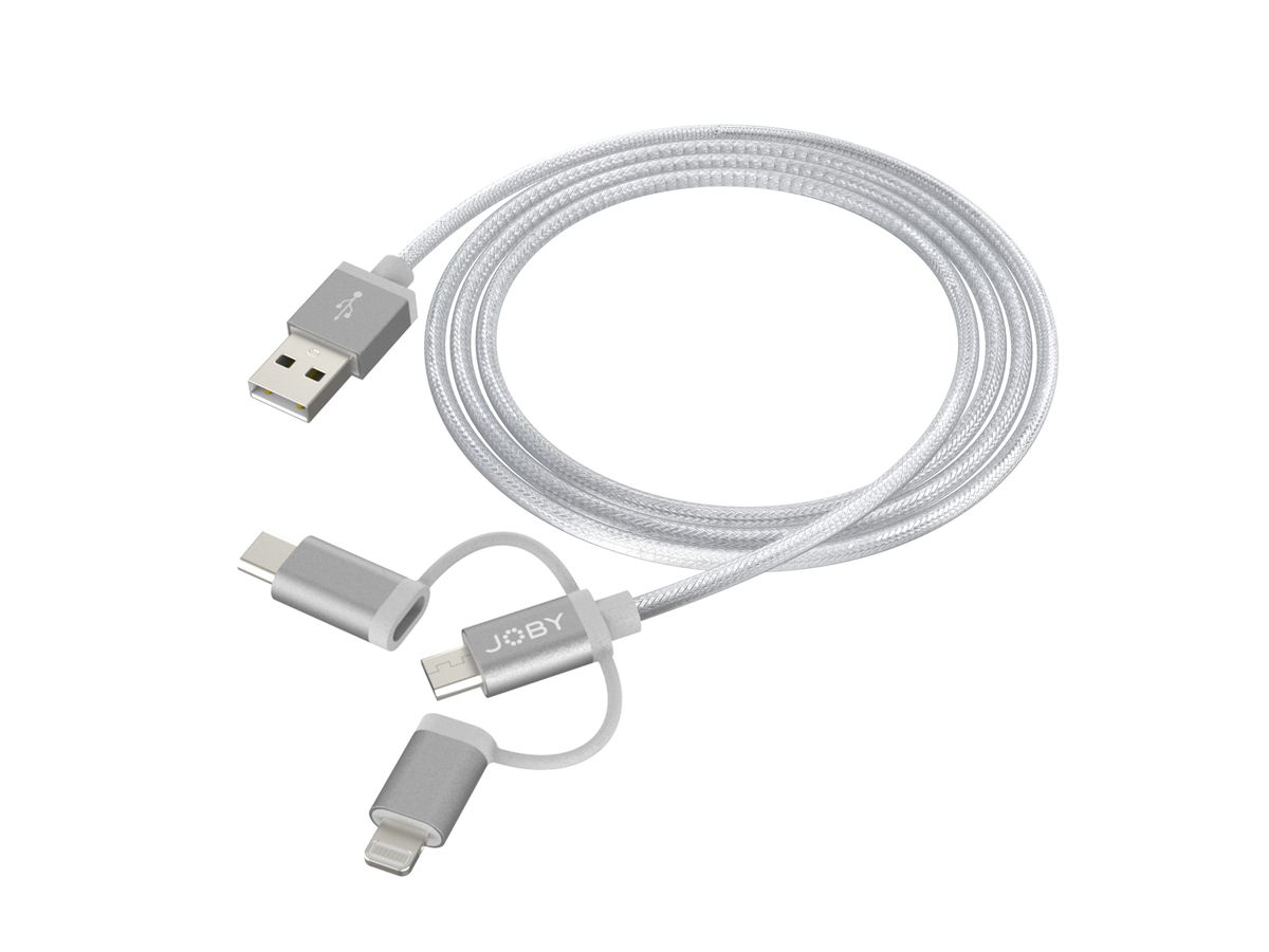 Joby Charge Sync Cable 3-in-1, 1.2M GR