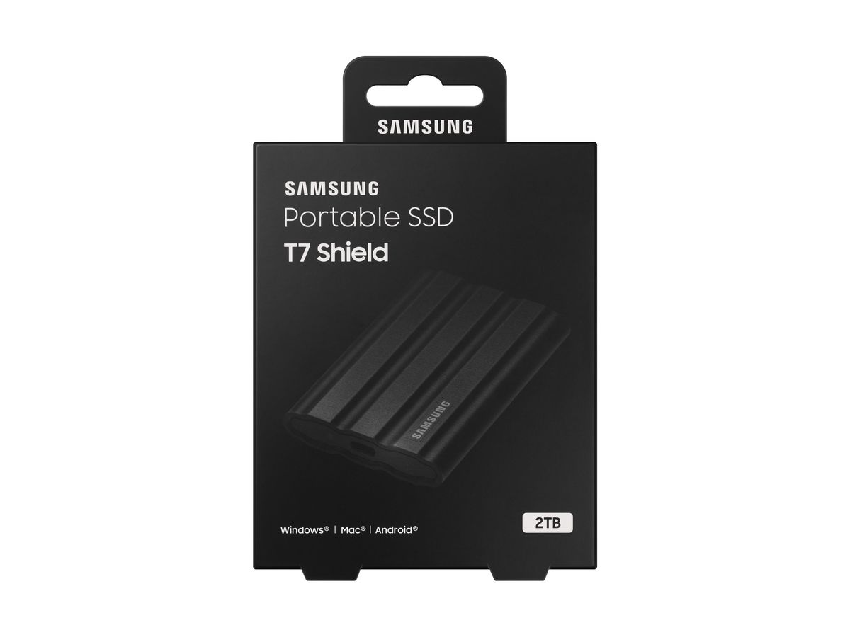 Samsung PSSD T7 Shield 2TB black