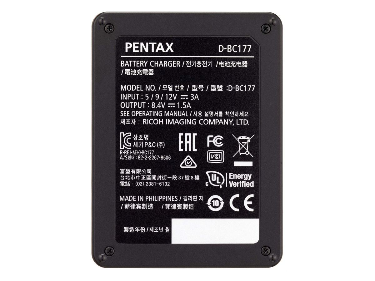 Pentax Battery Charger D-BC177