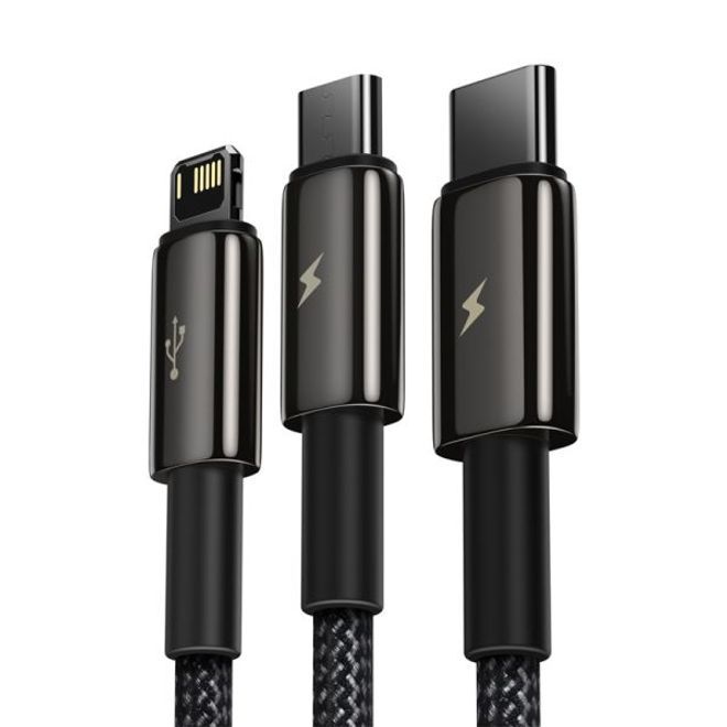 Baseus USB-A 3-in-1 Cable 1.5m Black