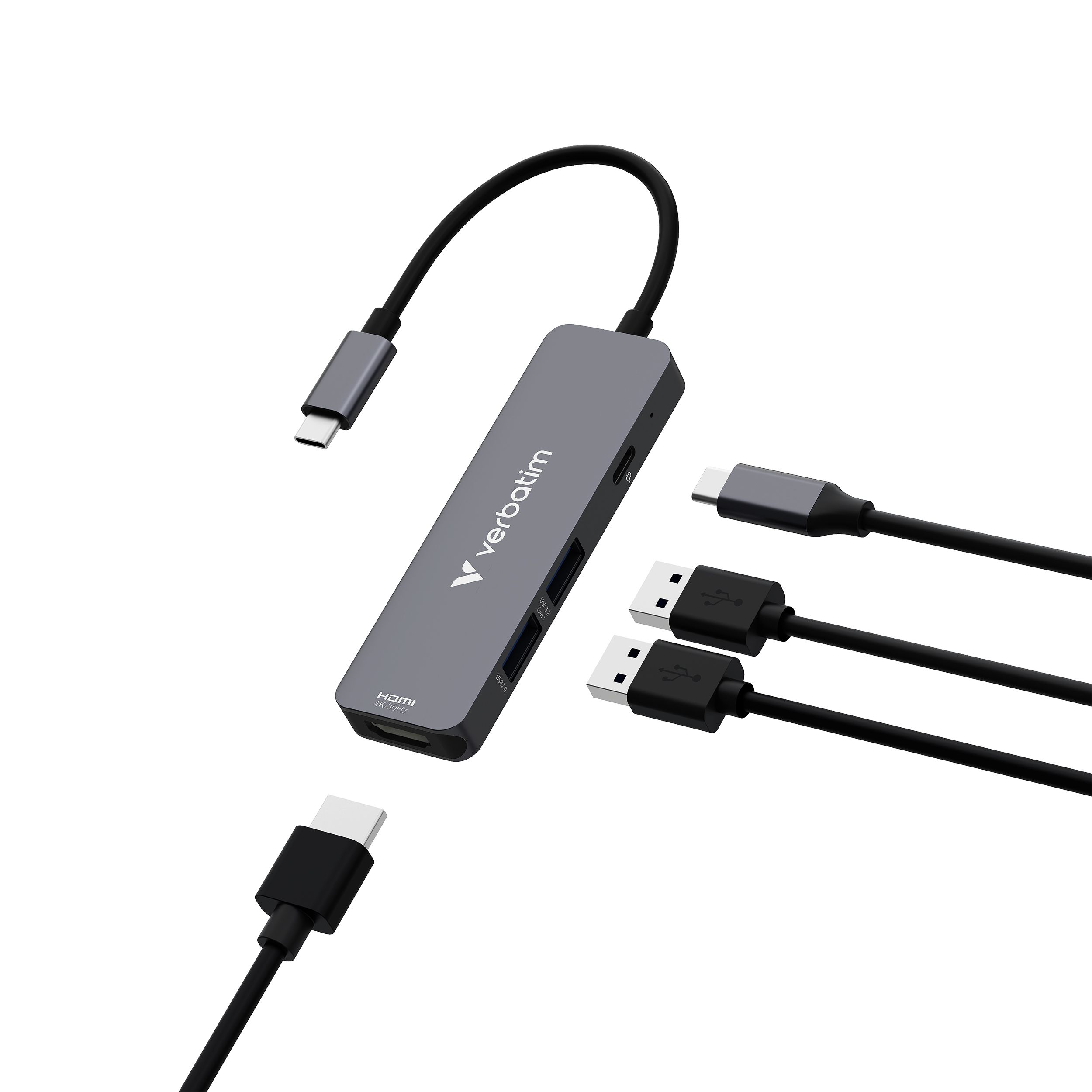 Verbatim 4 in 1 USB-C Multiport Hub