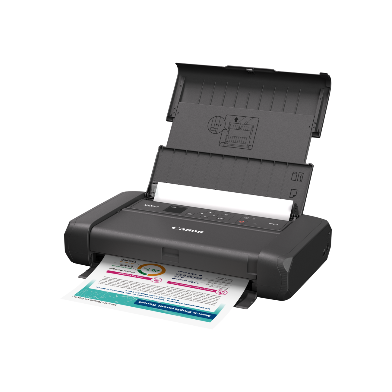 Canon MAXIFY BX110 with Battery