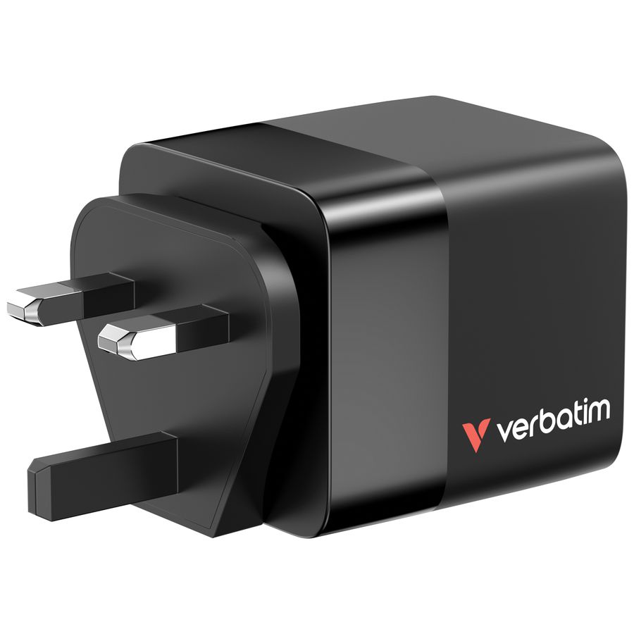 Verbatim GaN 2 Port Charger 65W