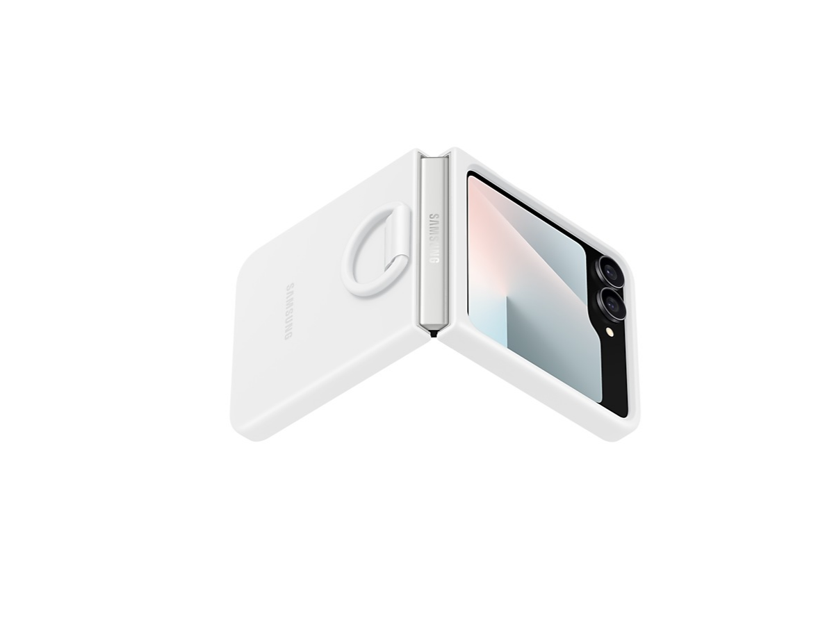 Samsung Flip 7 FE Silicone Case White