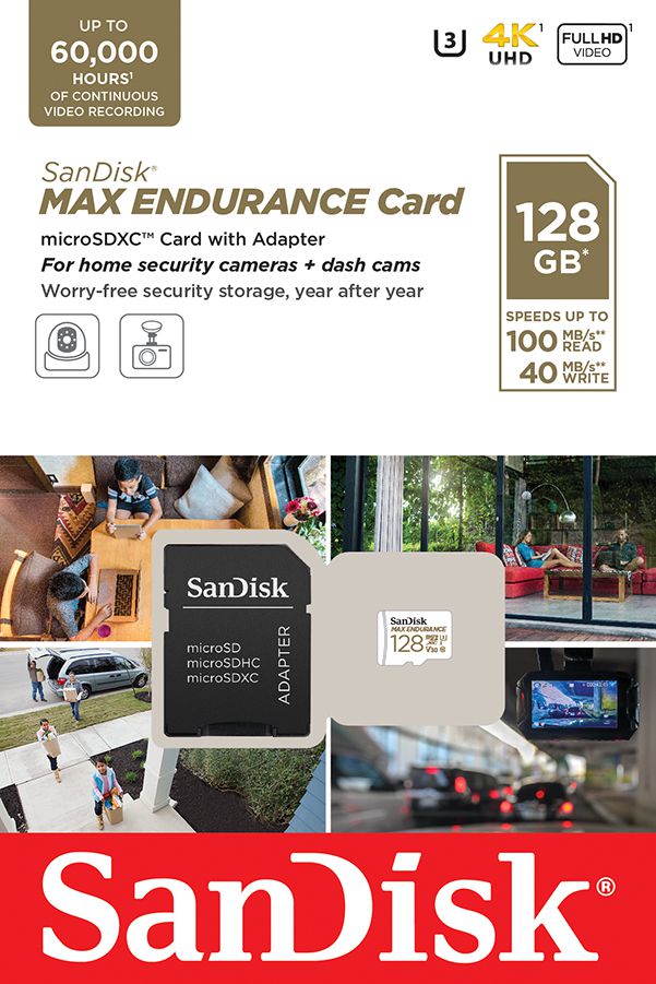 SanDisk microSDXC Max Endurance 128GB