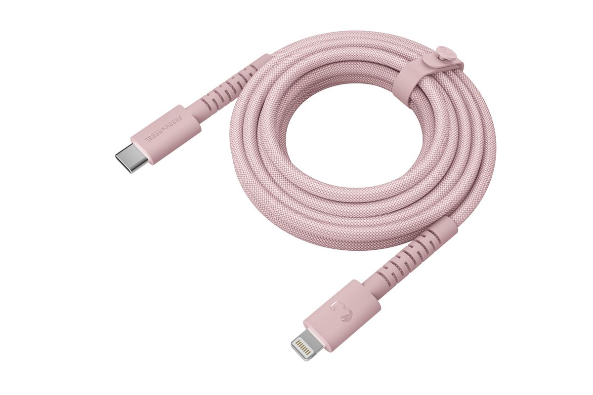 Fresh 'n Rebel USB-C to Lightning Pink
