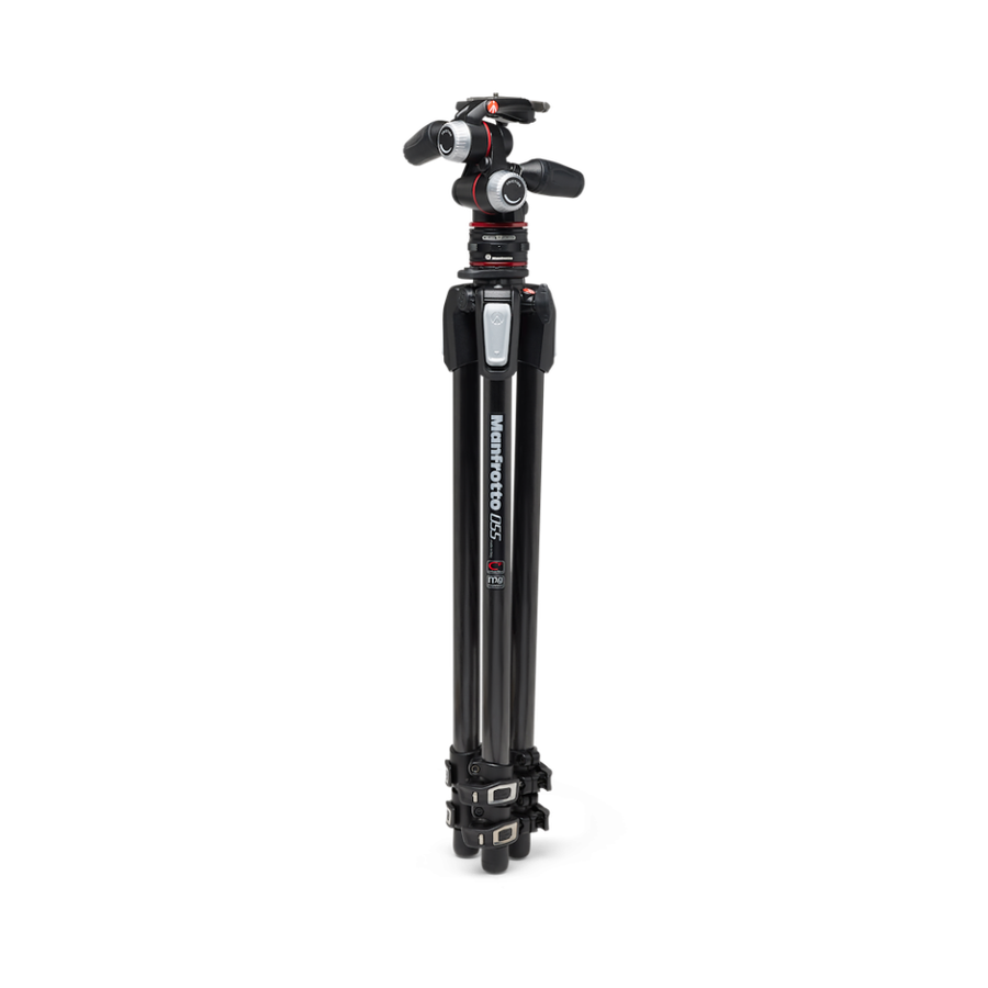 Manfrotto 055XPRO Carbon Tripod w/3W H.
