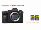 Sony Alpha A9 Mark II + 2 x 64GB Tough