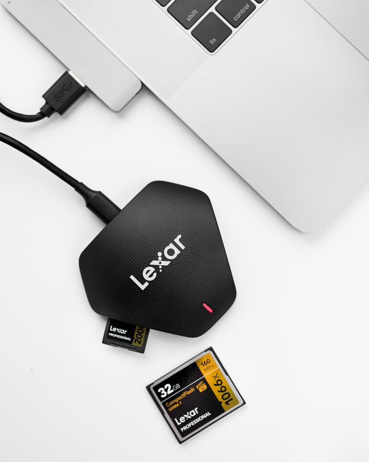 Lexar Multi-Card 3-in-1 USB-C Reader