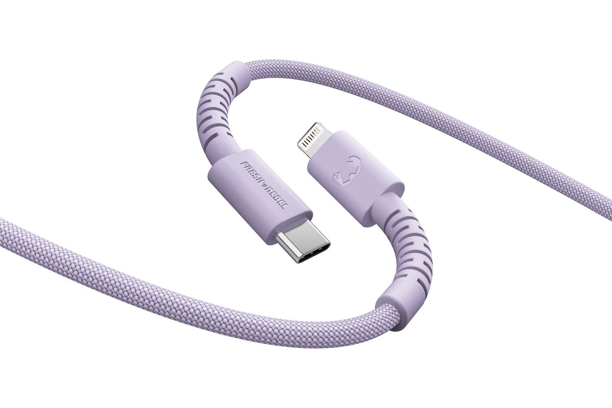 Fresh 'n Rebel USB-C to Lightning Lilac