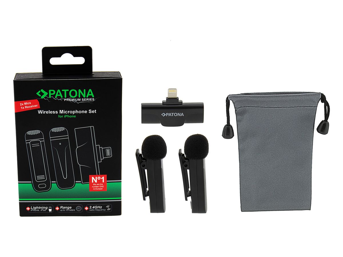 Patona Wireless 2 Lavalier Iphone Set