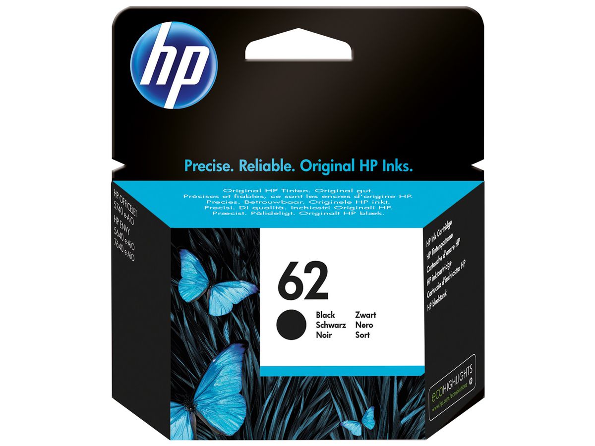 HP Nr. 62 Ink Cartridge, black