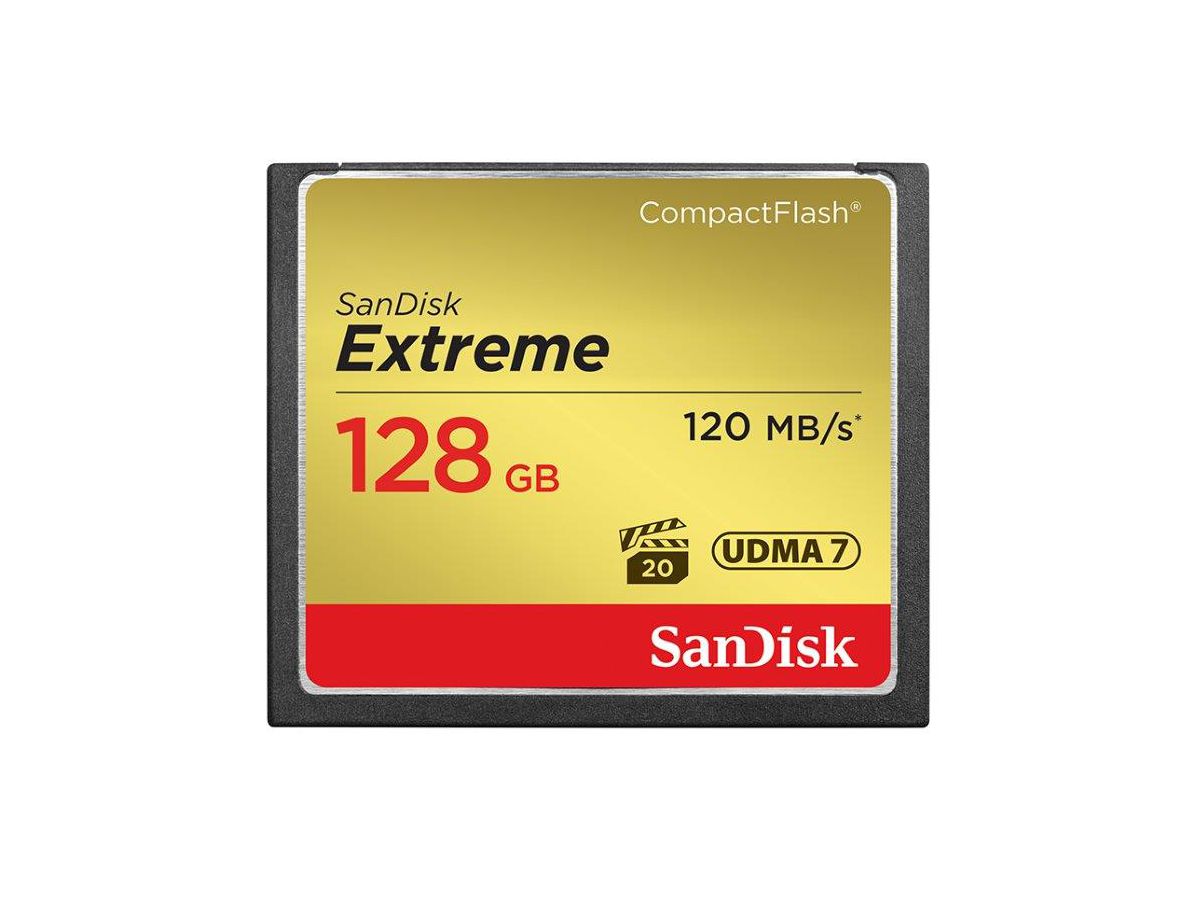 Sandisk Extreme 120MB/s CF 128GB