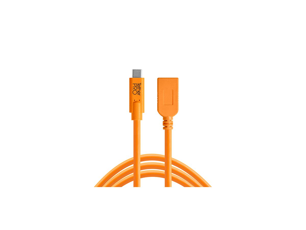 TetherPro USB-C to USB F Adp Ext 4.6m O