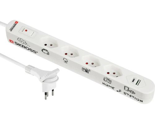 Skross Home Station USB AC 4xT13