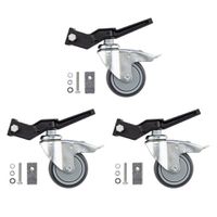 Avenger Wheel Set 3 w/Brakes Black