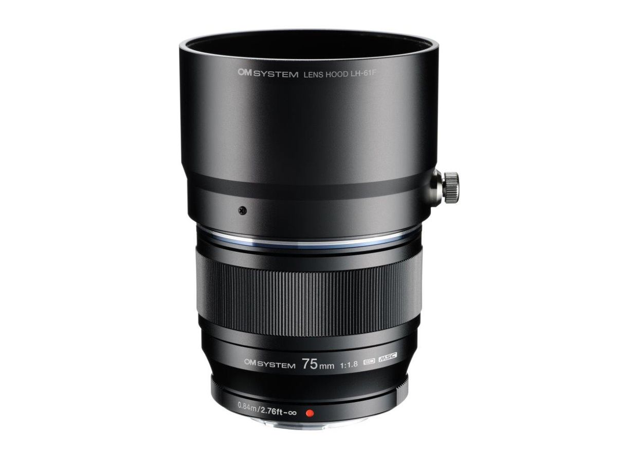 OM System m.Zuiko ED 75mm 1:1.8 black