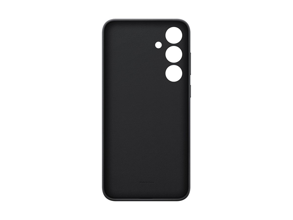 Samsung S24+ Vegan Leather Case  Black