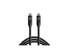 TetherPro USB-C to USB-C 4.6m Black