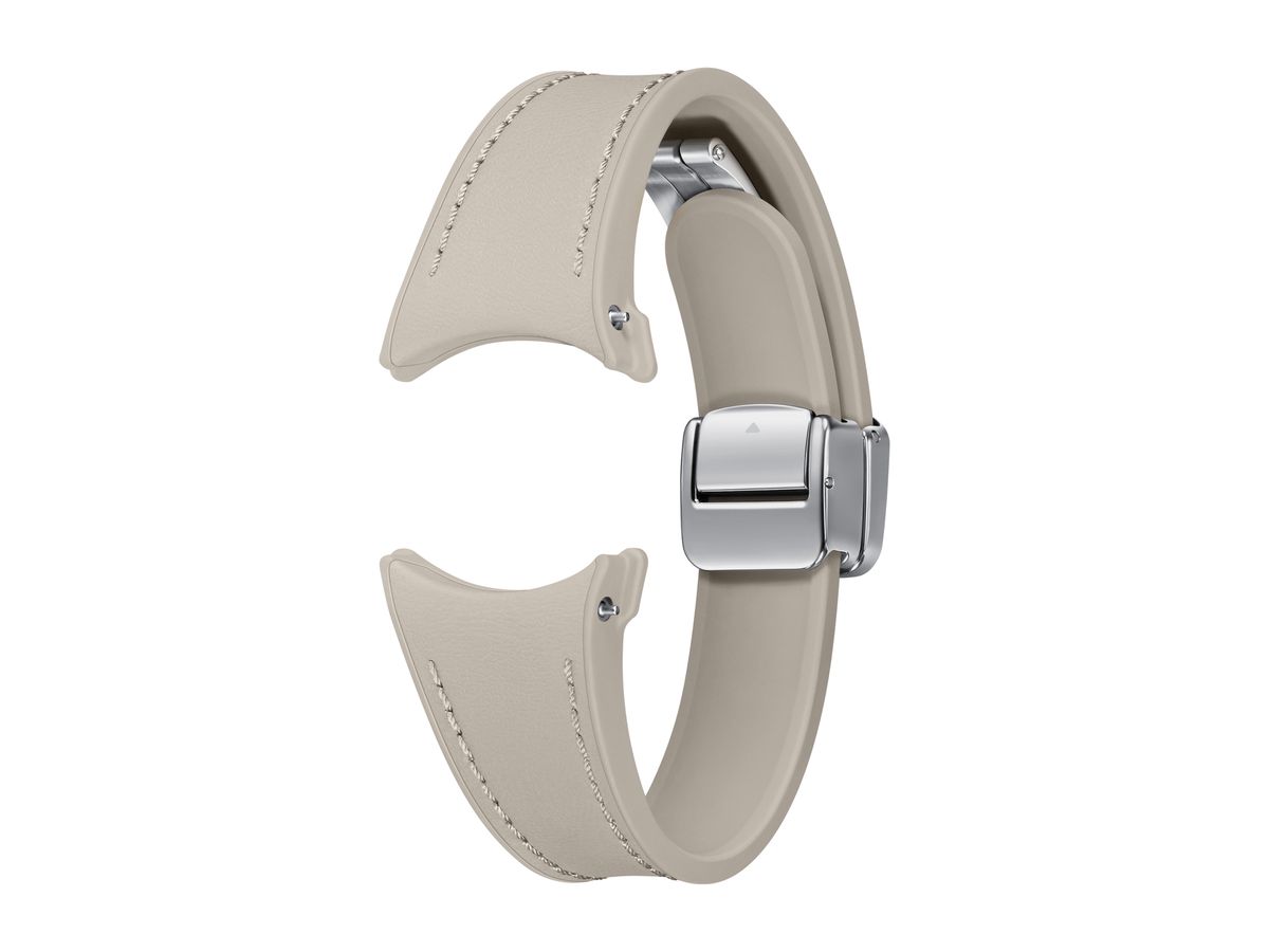 Samsung D-Buckle Hybrid Eco-Leather S/M Watch6|5|4 Etoupe