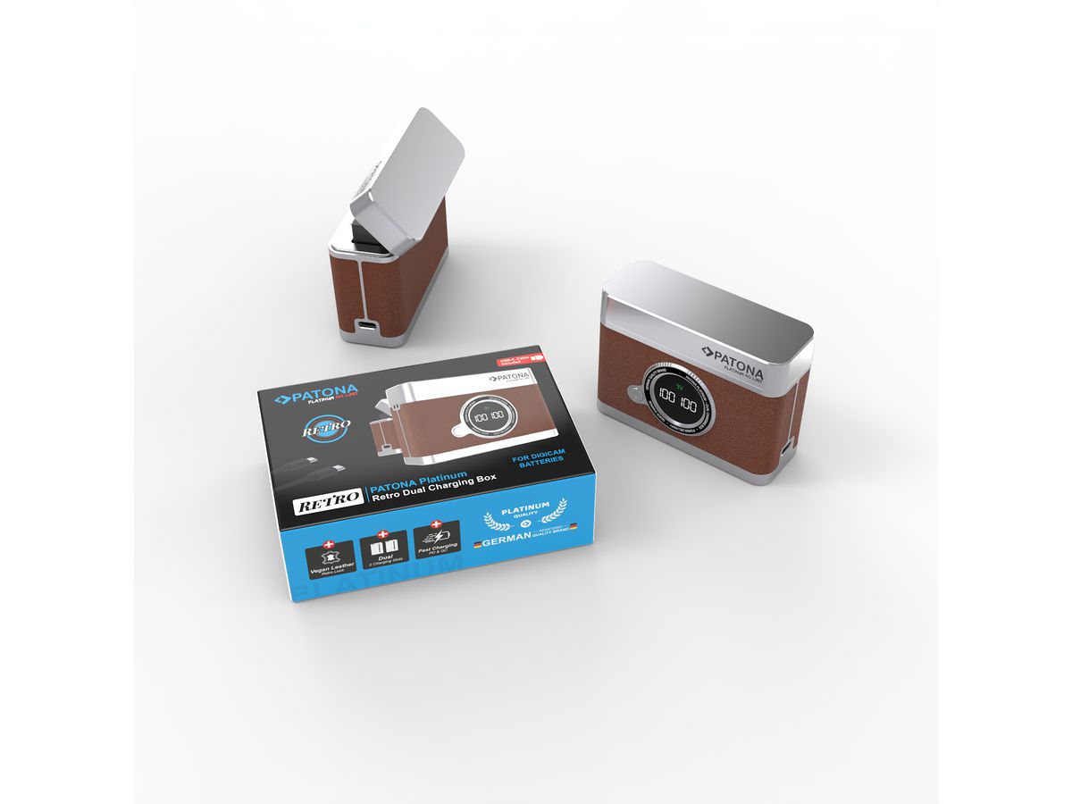 Patona Retro Dual Charging DMW-BLK22