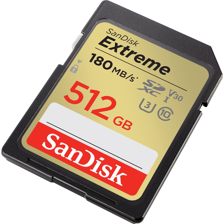 SanDisk Extreme 180MB/s SDXC 512GB