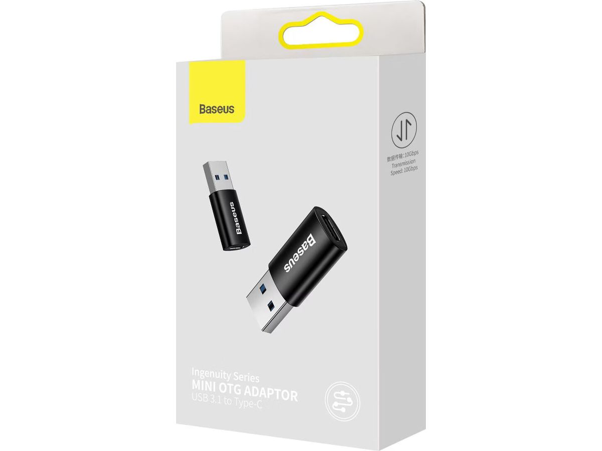 Baseus USB-A to USB-C Mini Adapter