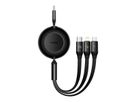 Baseus USB-C 3-in-1 Cable 1.1m Black