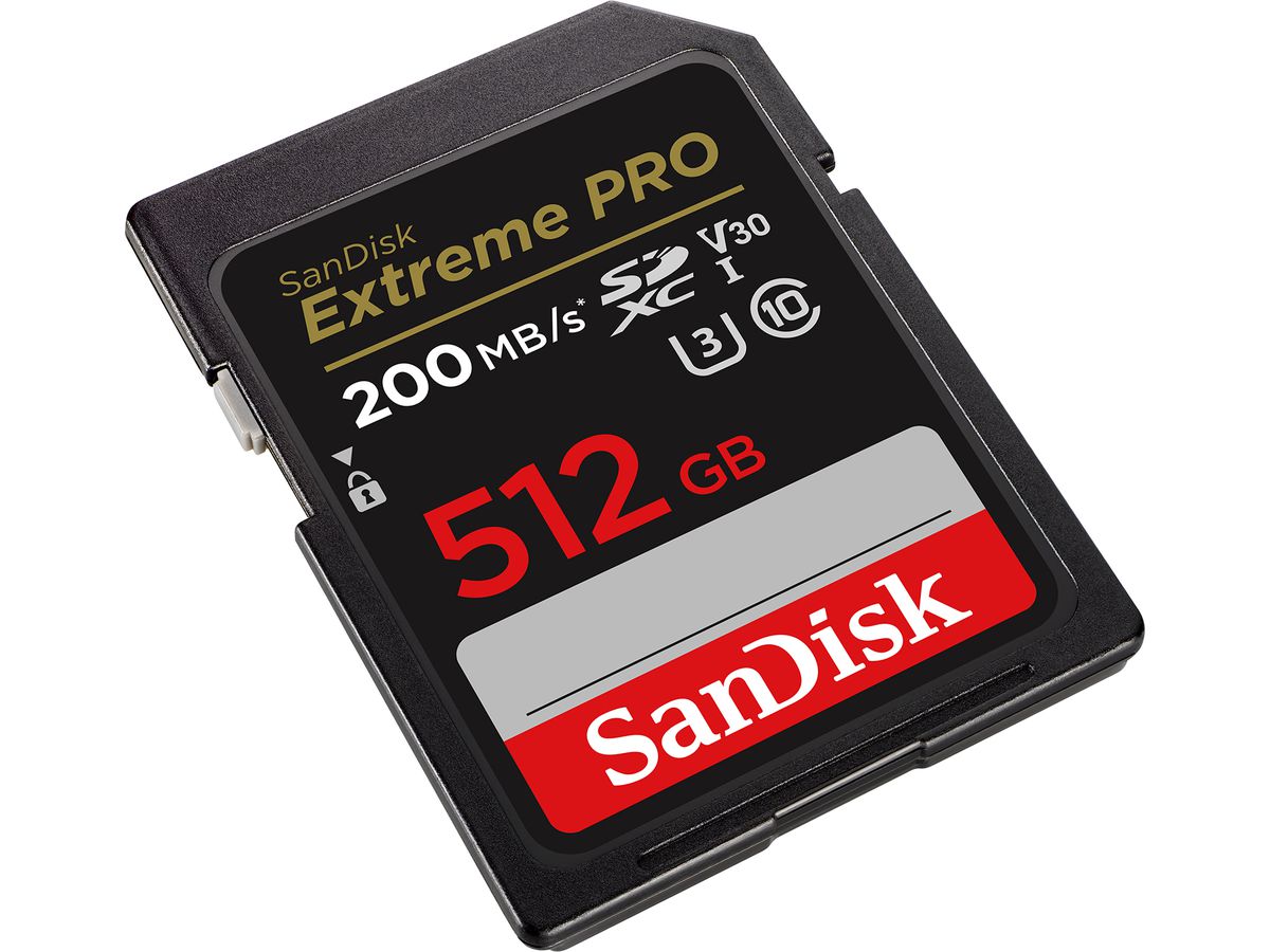 SanDisk Extreme Pro 200MB/s SDXC 512GB