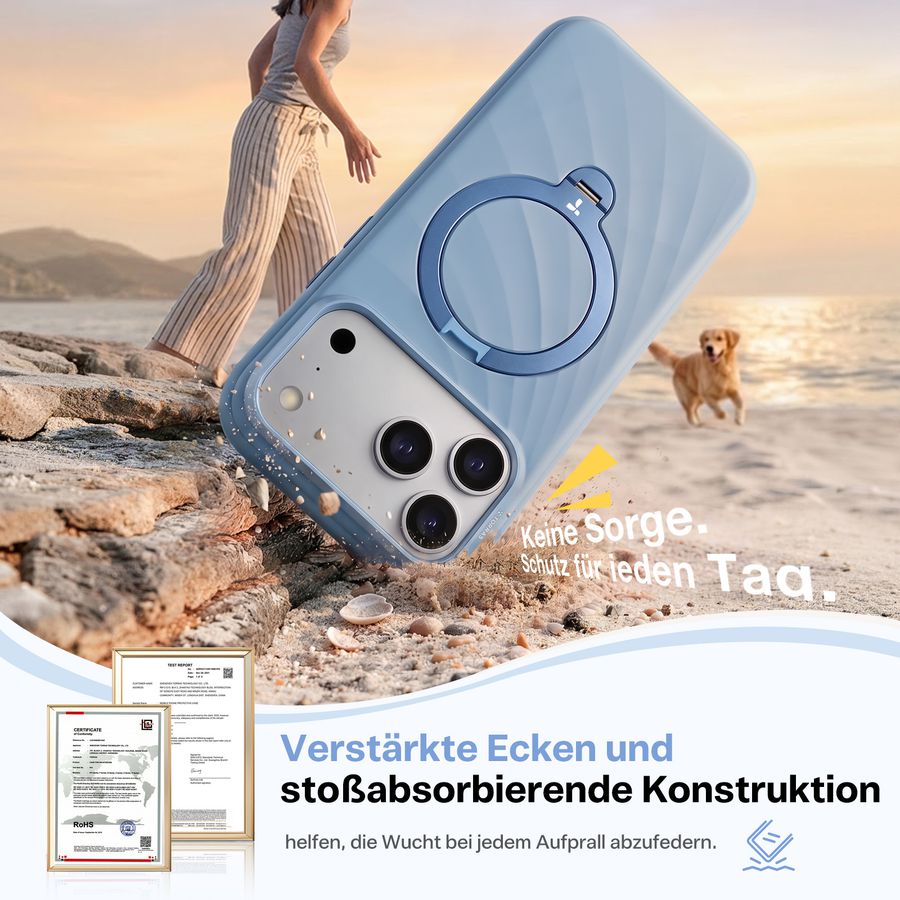 Torras Ostand Wind iPhone 18 Pro Blue