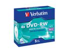 Verbatim DVD-RW Jewel 4.7GB 4x 5 Pack