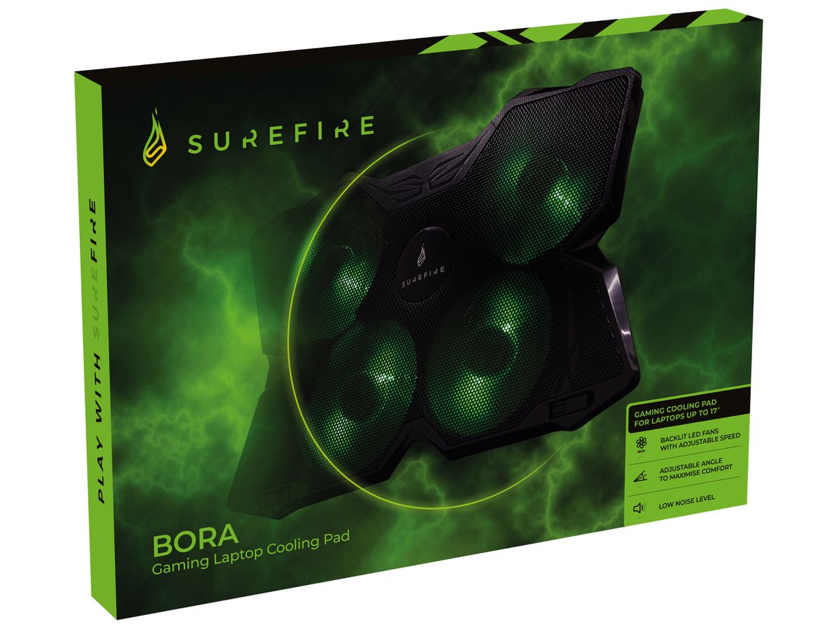 SureFire Gaming Cooling Pad Bora Green