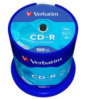 Verbatim CD-R Spindle 700MB 52x 100 Pack