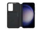 Samsung S23 Smart View Wallet Case Black