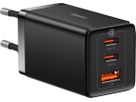 Baseus GaN5 Pro 3 Port Charger 65W Black