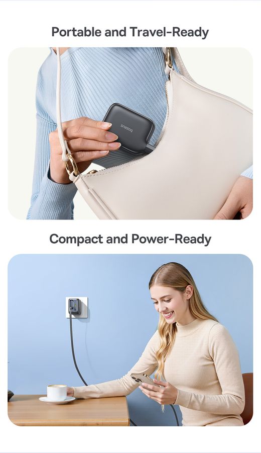 Baseus EnerCore Fastcharg.45W Retr.Cab.