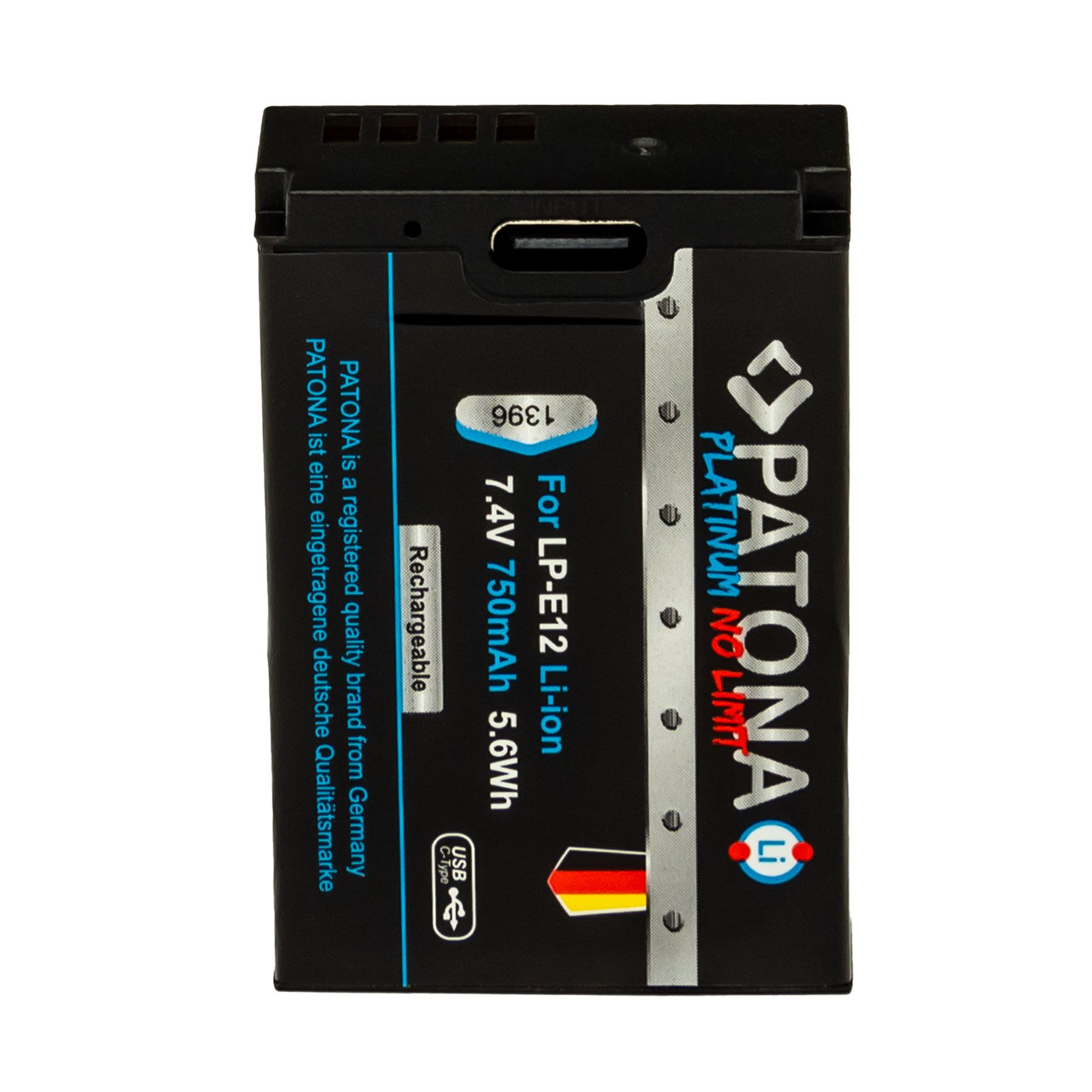 Patona Platinum USB-C Canon LP-E12