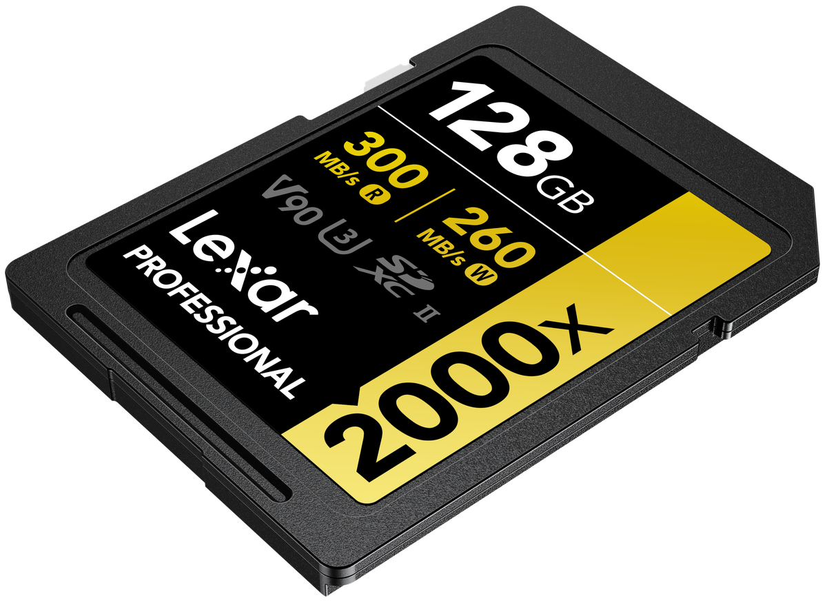 Lexar 2000x UHS-II SDXC 128GB Gold