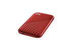 WD My Passport SSD 1TB red