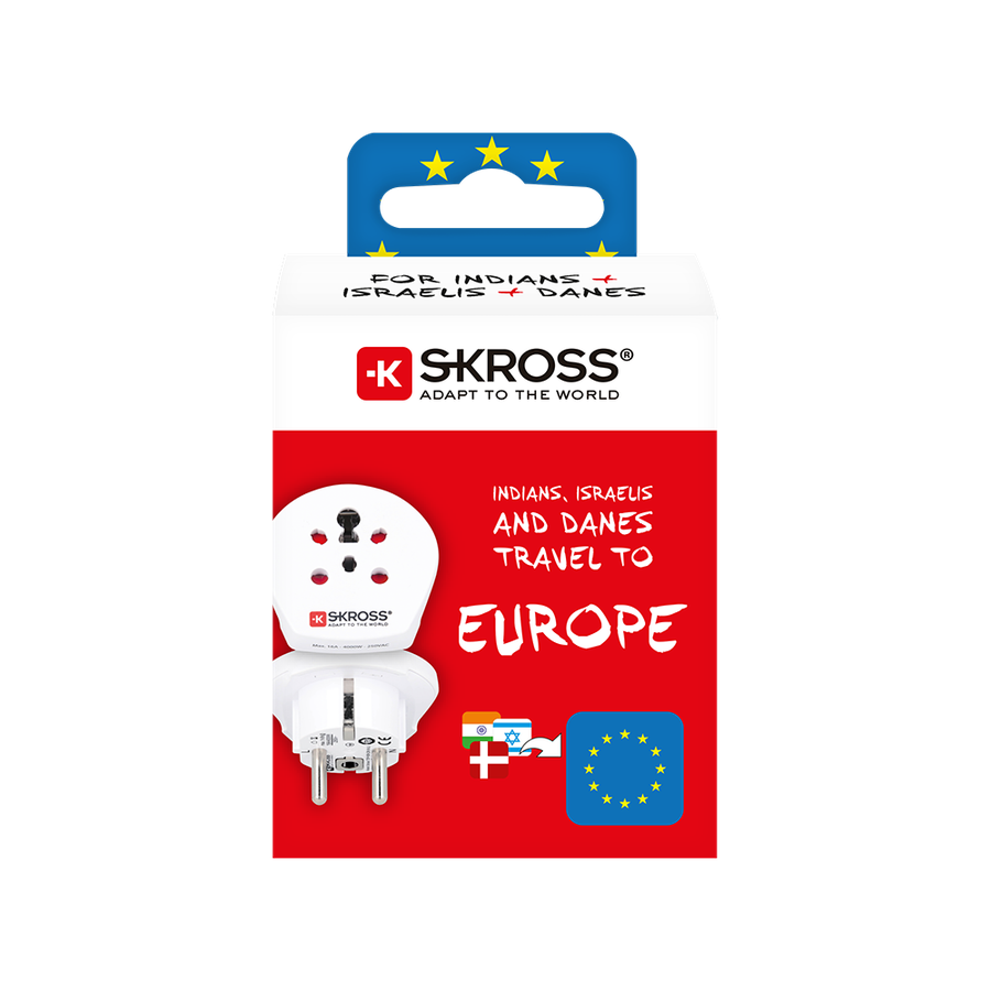 Skross India Israel Denmark to Europe