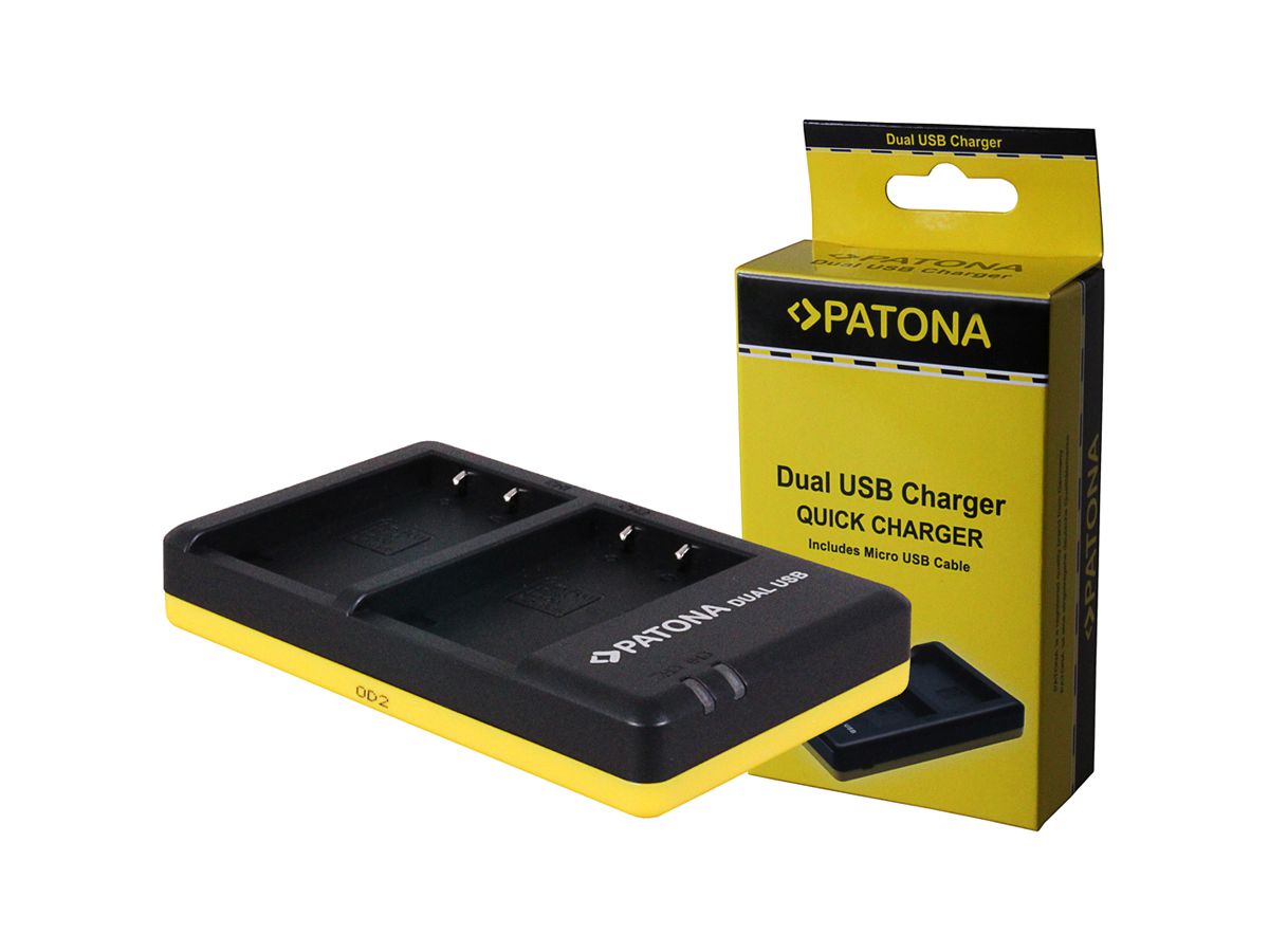 Patona Ladegerät Dual USB Olympus BLS-5