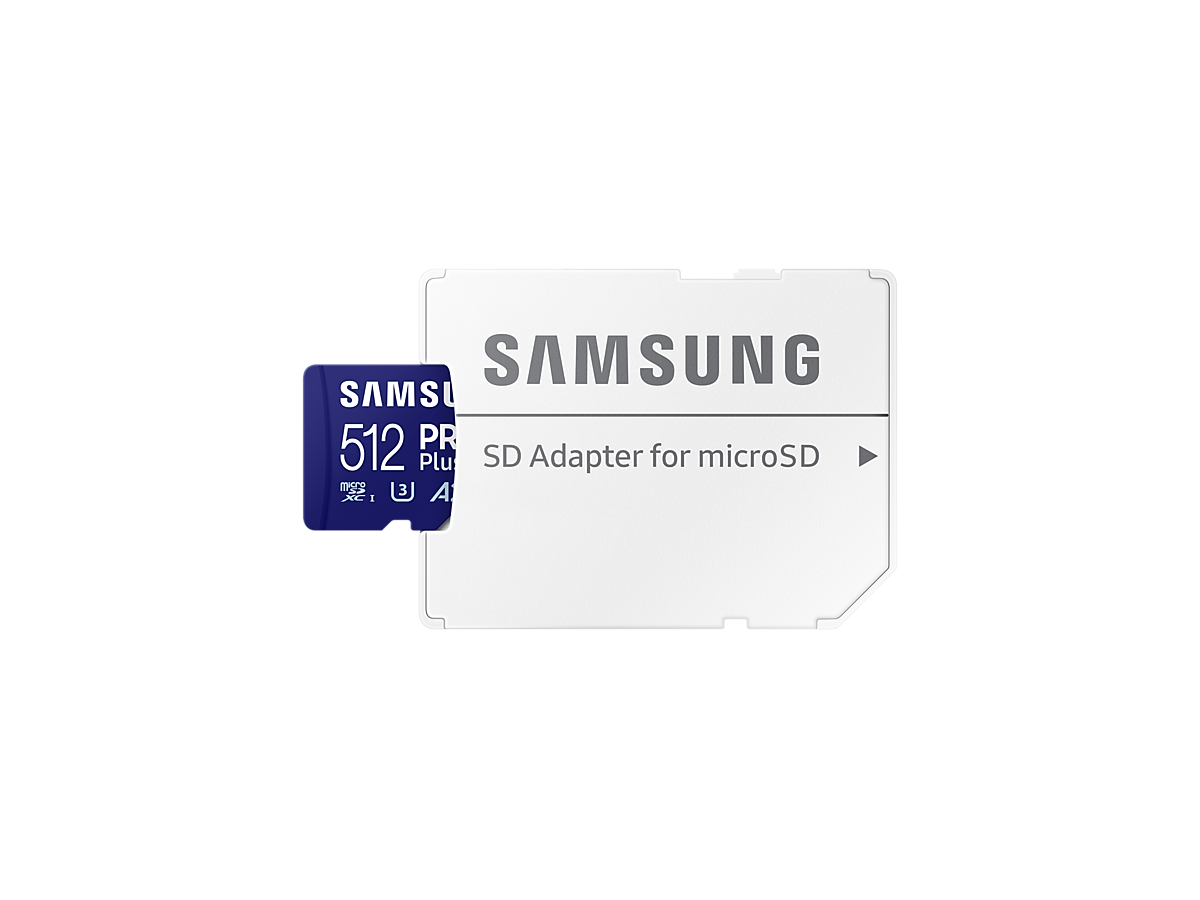 Samsung Pro+ microSDXC 180MB/s 512GB, V30, A2